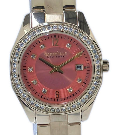 美品 CARAVELLE 腕時計 クオーツ 44M110 レディース カラベレ