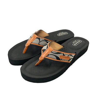 COACH トングサンダル ビーチ レディース SIZE US 5.5 B コーチ