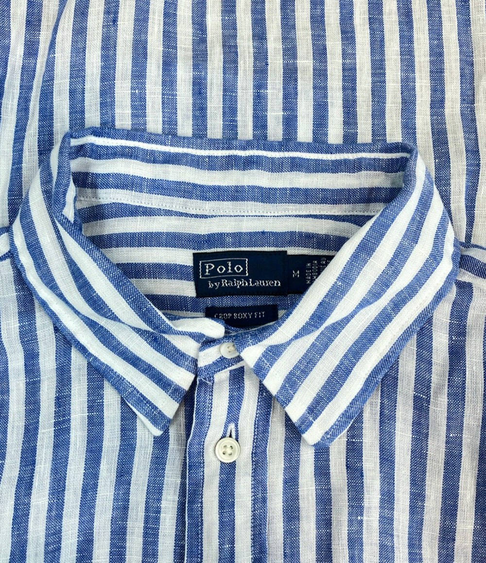 美品 POLO RALPH LAUREN 長袖シャツ ストライプ メンズ SIZE M ポロ・ラルフローレン