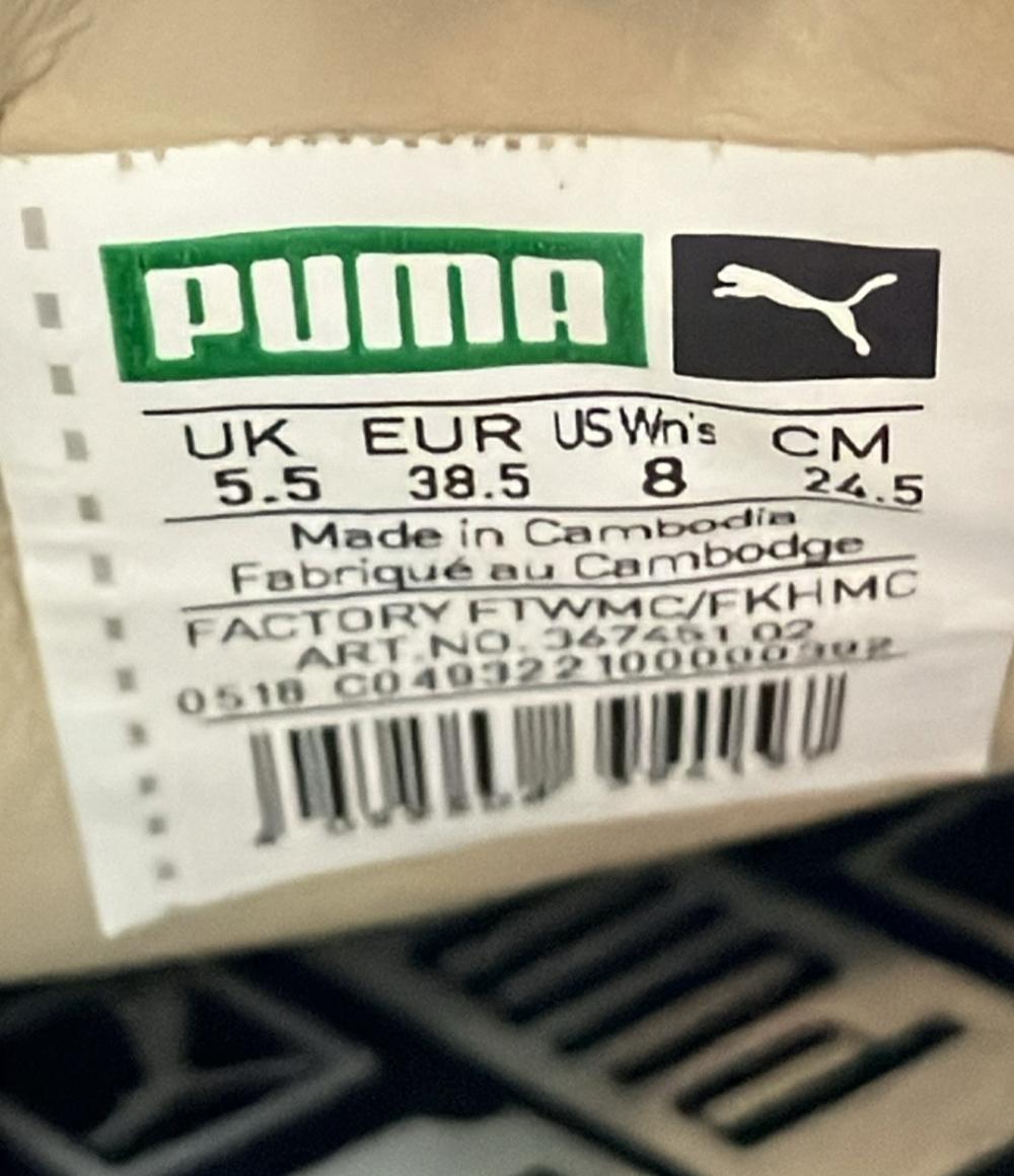 PUMA ローカット厚底スニーカー プラットフォーム トレース バックル 367451-02 レディース SIZE 24.5 (L) プーマ