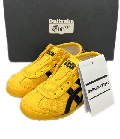 美品 ONITSUKA TIGER ローカットスニーカー MEXICO 66 SLIP-ON KIDS 1184A085 キッズ SIZE 17.0 オニツカタイガー