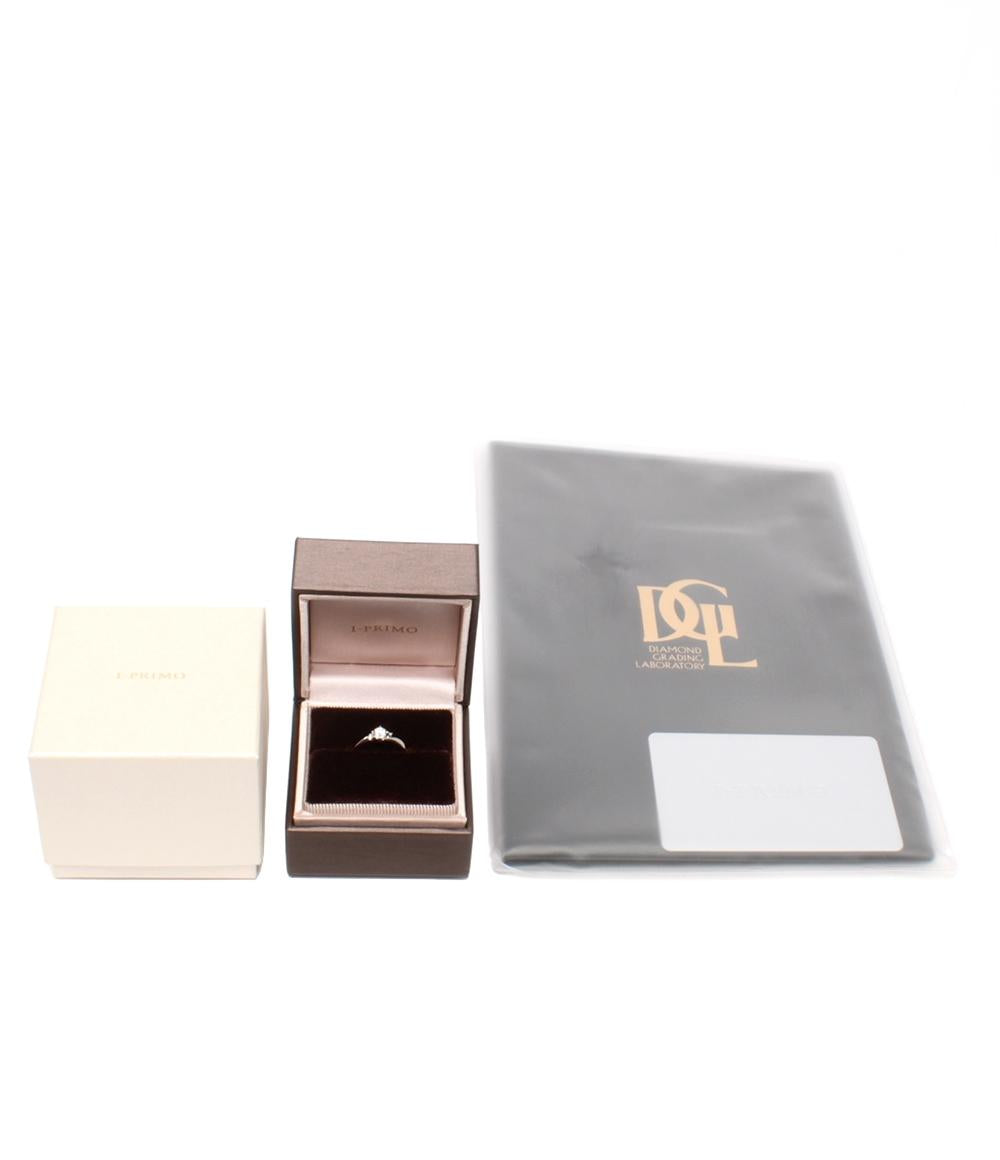 美品 I-PRIMO リング 指輪 Pt950 ダイヤ 0.323ct 0.02ct レディース