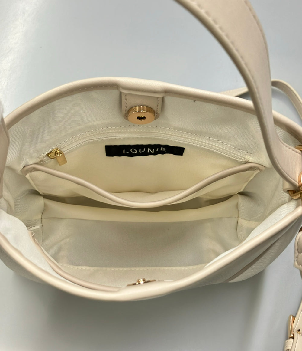 LOUNIE ハンドバッグ ショルダーバッグ 2WAY 斜め掛け レディース ルーニィ