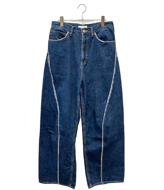 Jieda デニムパンツ カットオフディテール インディゴ  23SS LOOSE FIT JEANS JIE-23S-PT10-C メンズ SIZE 2 (M) ジエダ