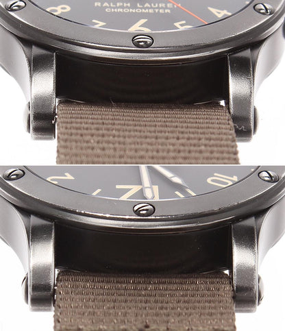 RALPH LAUREN 腕時計 サファリ RL67 クロノメーター 自動巻き ブラック RLR0250900 メンズ ラルフローレン