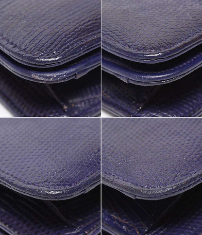 CHANEL チェーンショルダバッグ 肩掛け ゴールド金具 リザード 0番台 レディース シャネル