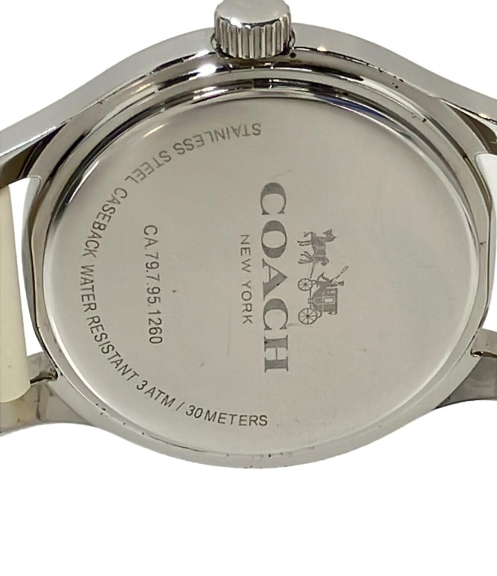 COACH 腕時計 クオーツ シルバー CA.79.7.95.1260 レディース メンズ