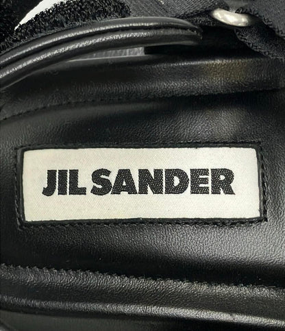 美品 JIL SANDER プラットフォームサンダル クロスストラップ JP38010A レディース SIZE 36 (M) ジルサンダー