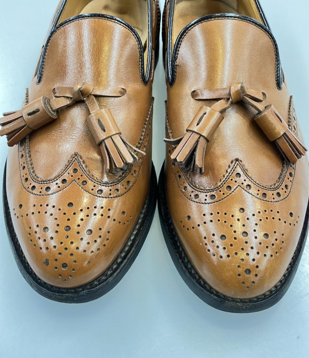 SCOTCH GRAIN タッセルローファー ウィングチップ メンズ SIZE 24 1/2 EEE (24.5cm) スコッチグレイン