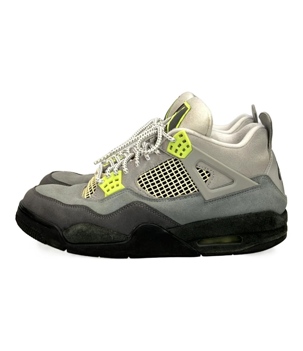 AIR JORDAN NIKE ミドルカットスニーカー ネオン エアジョーダン4 レトロ LE CT5342-007 メンズ SIZE 27.5 (L) エアジョーダン ナイキ