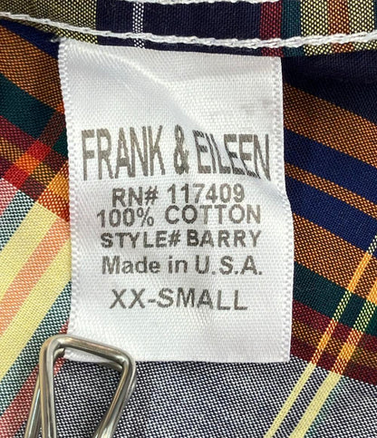 美品 フランクアンドアイリーン 長袖シャツ チェック柄 メンズ SIZE XXS (XXS) Frank&Eileen