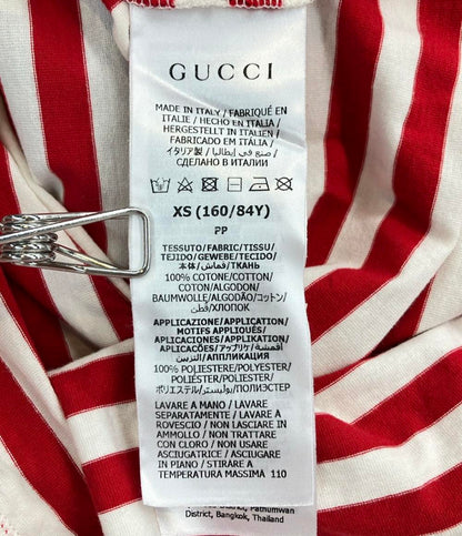 グッチ 七分袖 ボーダーワンピース レディース SIZE XS GUCCI