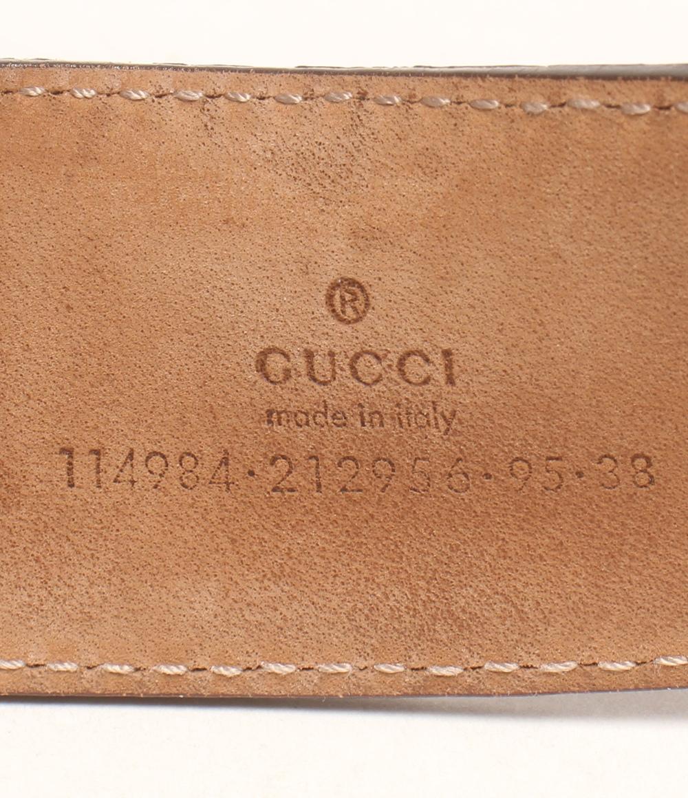 グッチ ベルト シェリーライン 114984 212956 95 38 メンズ GUCCI