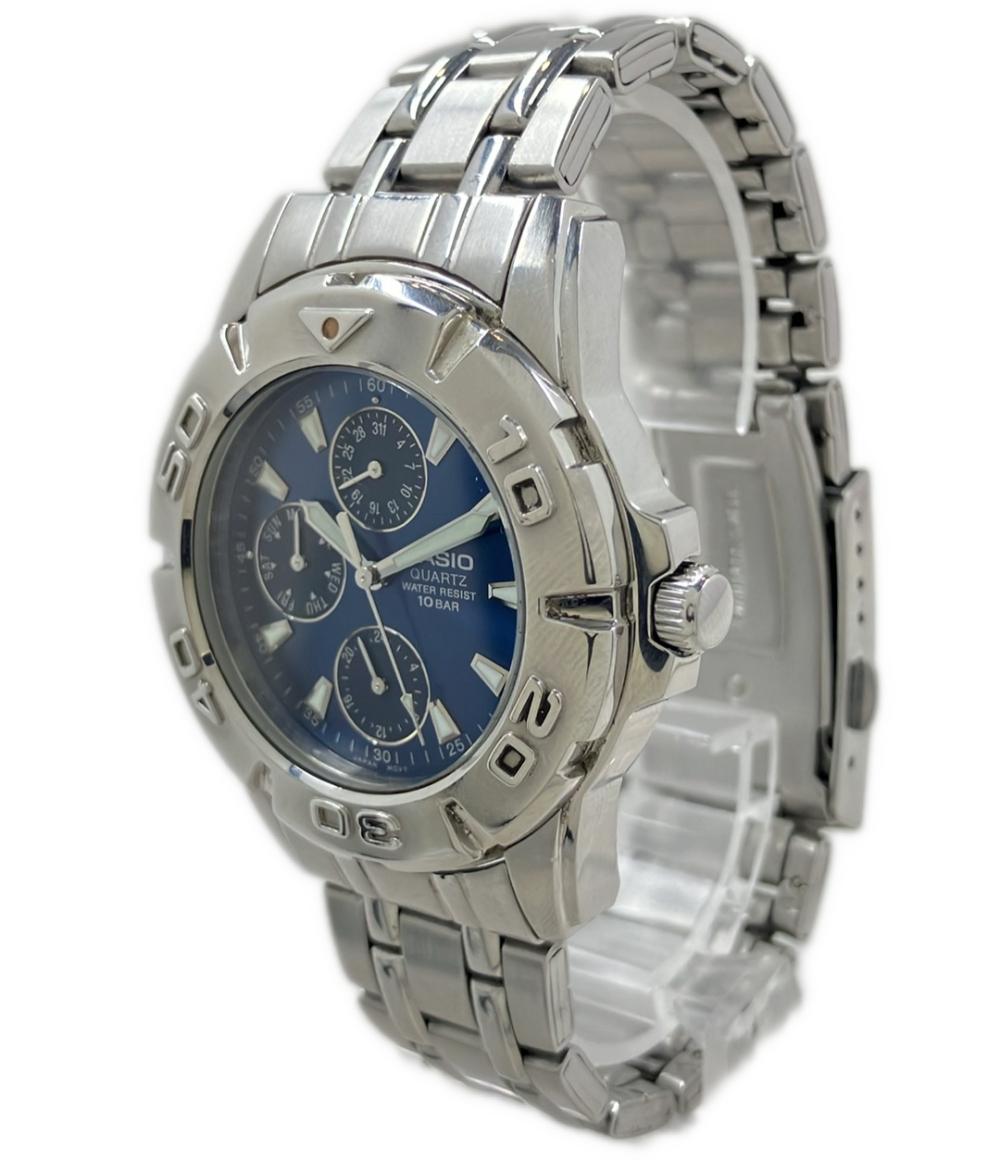 カシオ 腕時計 クオーツ ブルー MTD-1047 メンズ CASIO