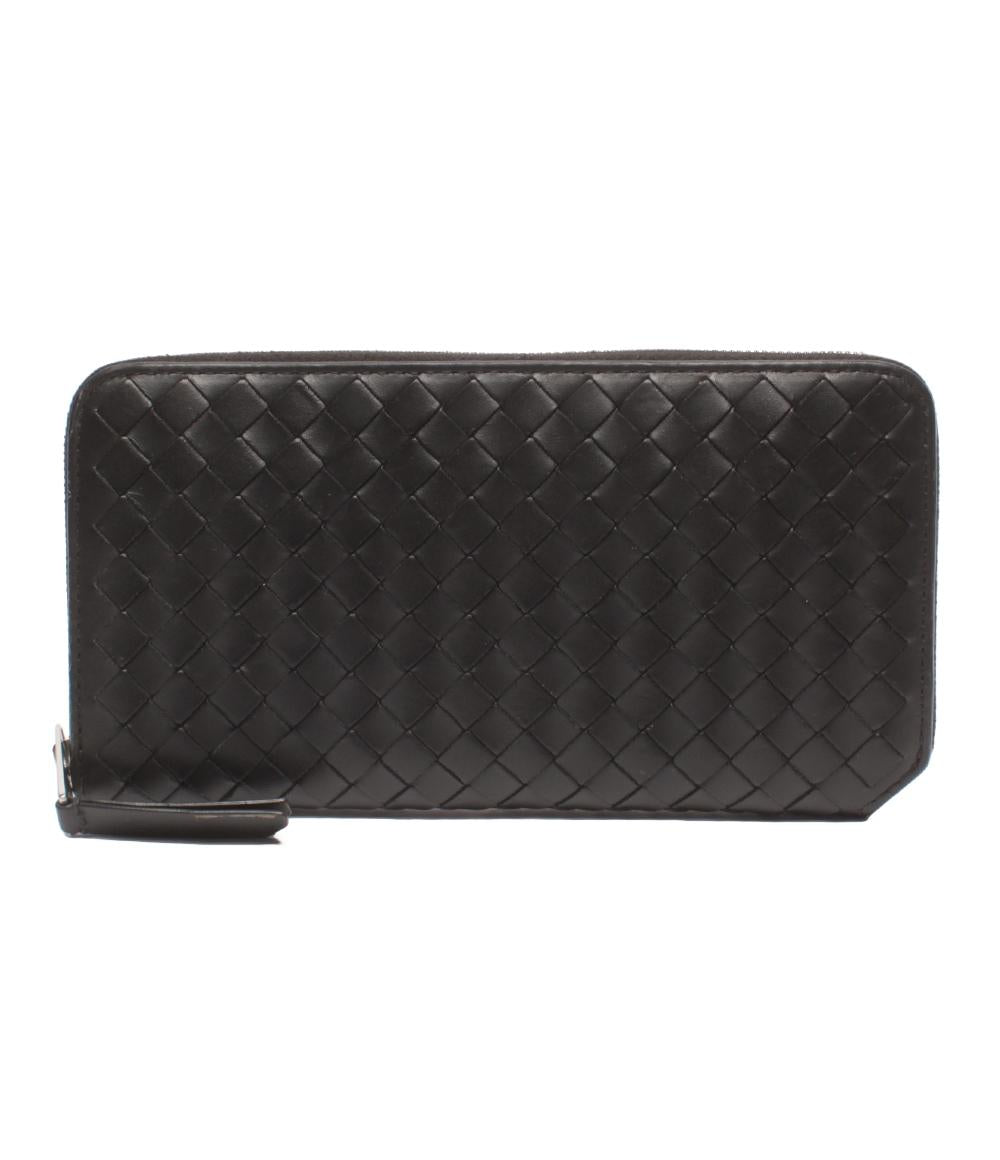 BOTTEGA VENETA ラウンドファスナー長財布 イントレチャート メンズ レディース ボッテガ・ヴェネタ