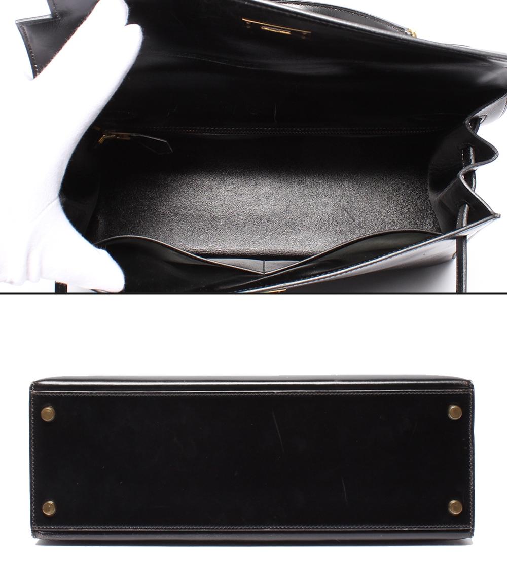 HERMES ハンドバッグ ゴールド金具 ボックスカーフ 〇L刻印 外縫い ケリー32 レディース エルメス