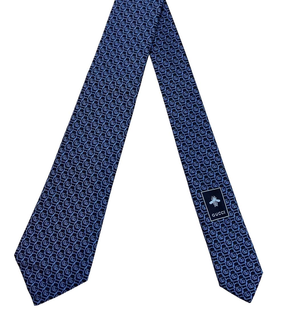 美品 グッチ ネクタイ シルク100% メンズ GUCCI