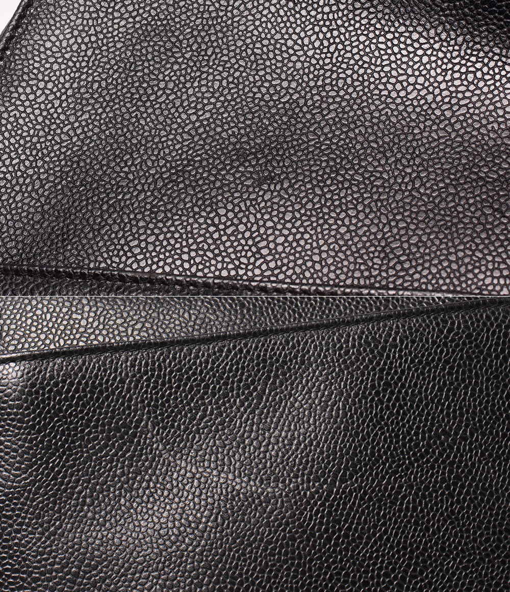 CHANEL ビジネスバッグ ブリーフケース ゴールド金具 3番台 メンズ レディース シャネル