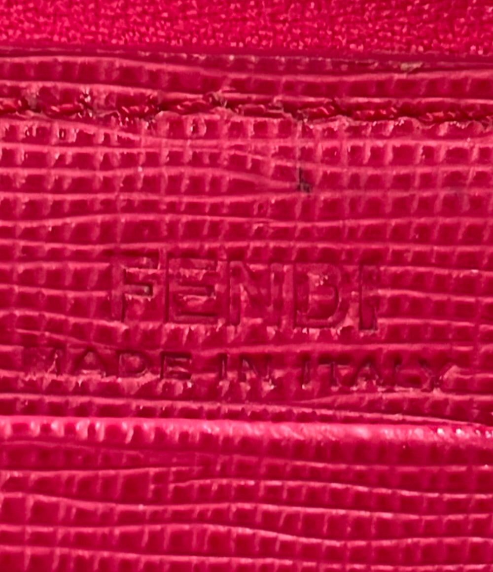 FENDI ラウンドファスナー長財布 キャンバス レザー ズッカ 8M0299 レディース フェンディ
