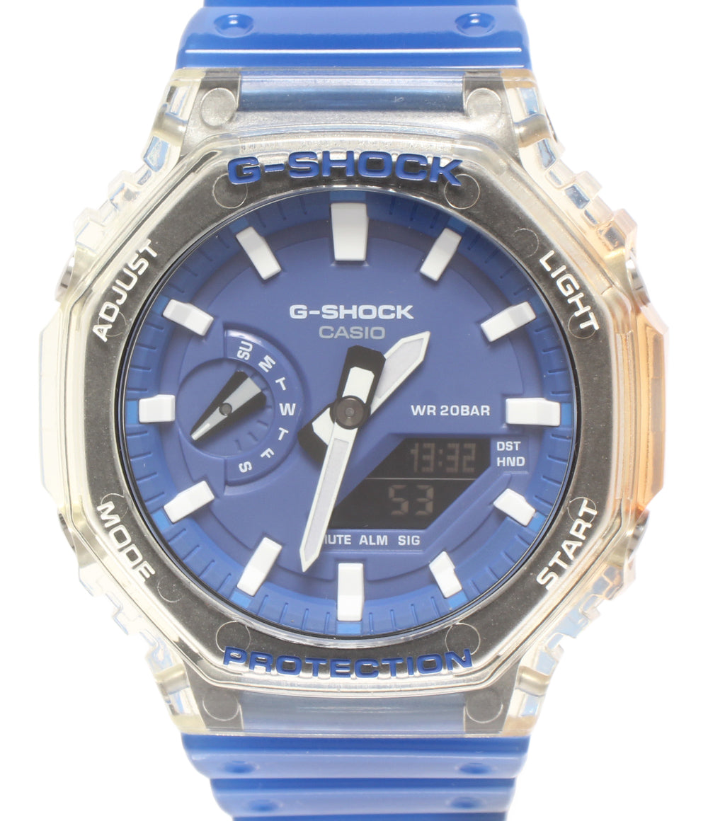 CASIO 腕時計 HIDDEN COAST（未知の海岸への探検） G-SHOCK クオーツ ブルー GA-2100HC メンズ カシオ