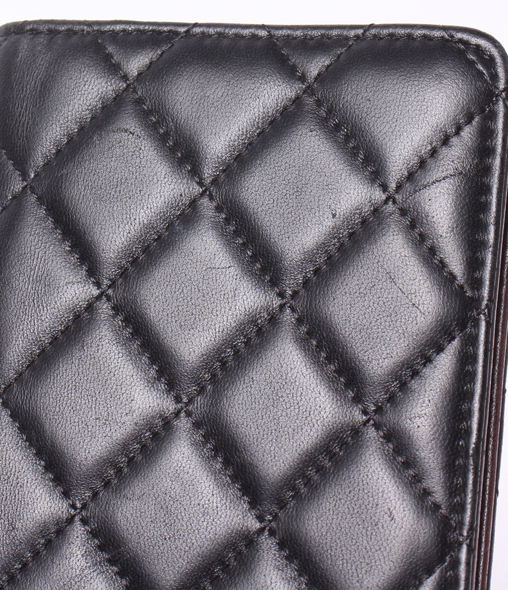 CHANEL 手帳カバー シルバー金具 16番台 マトラッセ レディース シャネル