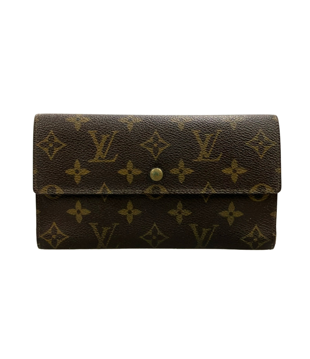LOUIS VUITTON 三つ折り財布 ポルトトレゾール インターナショナル モノグラム M61215 レディース ルイ・ヴィトン