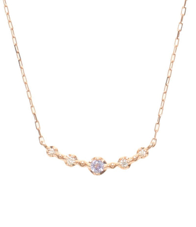 美品 4℃ ネックレス K10 ダイヤモンド レディース ヨンドシー