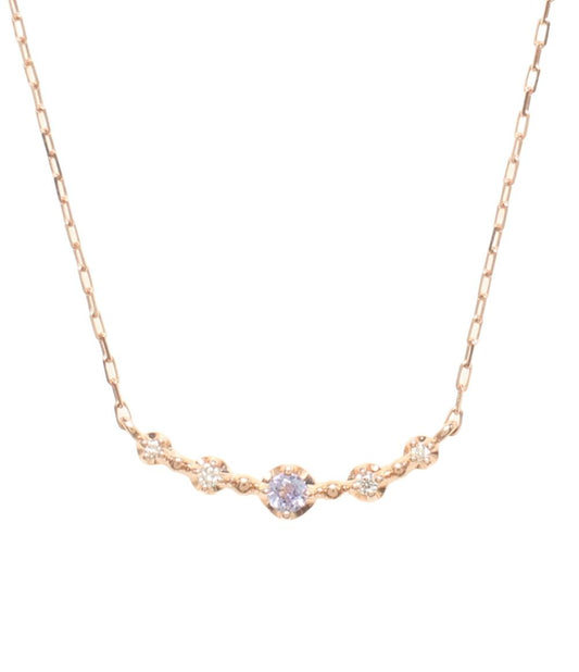 美品 4℃ ネックレス K10 ダイヤモンド レディース ヨンドシー