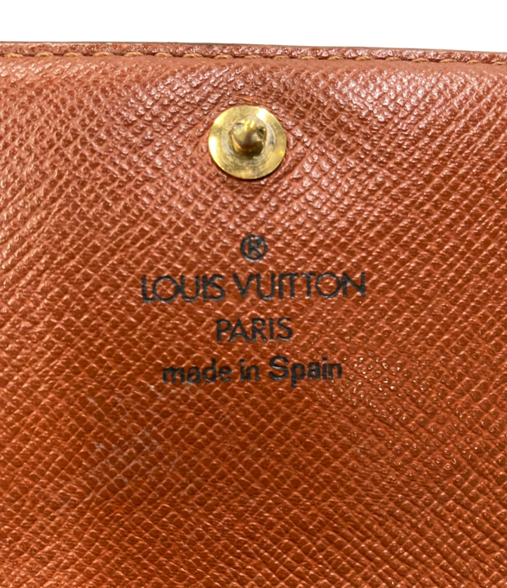 LOUIS VUITTON 二つ折り財布 ポルトモネ ビエトレゾール モノグラム M61730 レディース ルイ・ヴィトン