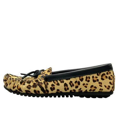 ミネトンカ ハラコレオパード柄モカシン 387F レディース SIZE 5.5 (S) MINNETONKA