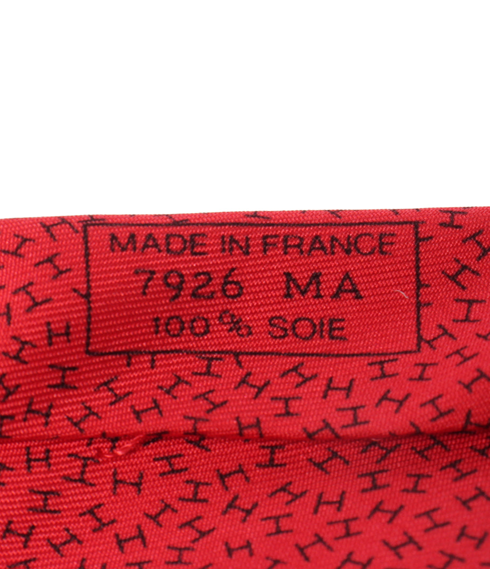 美品 HERMES ネクタイ シルク100% メンズ エルメス
