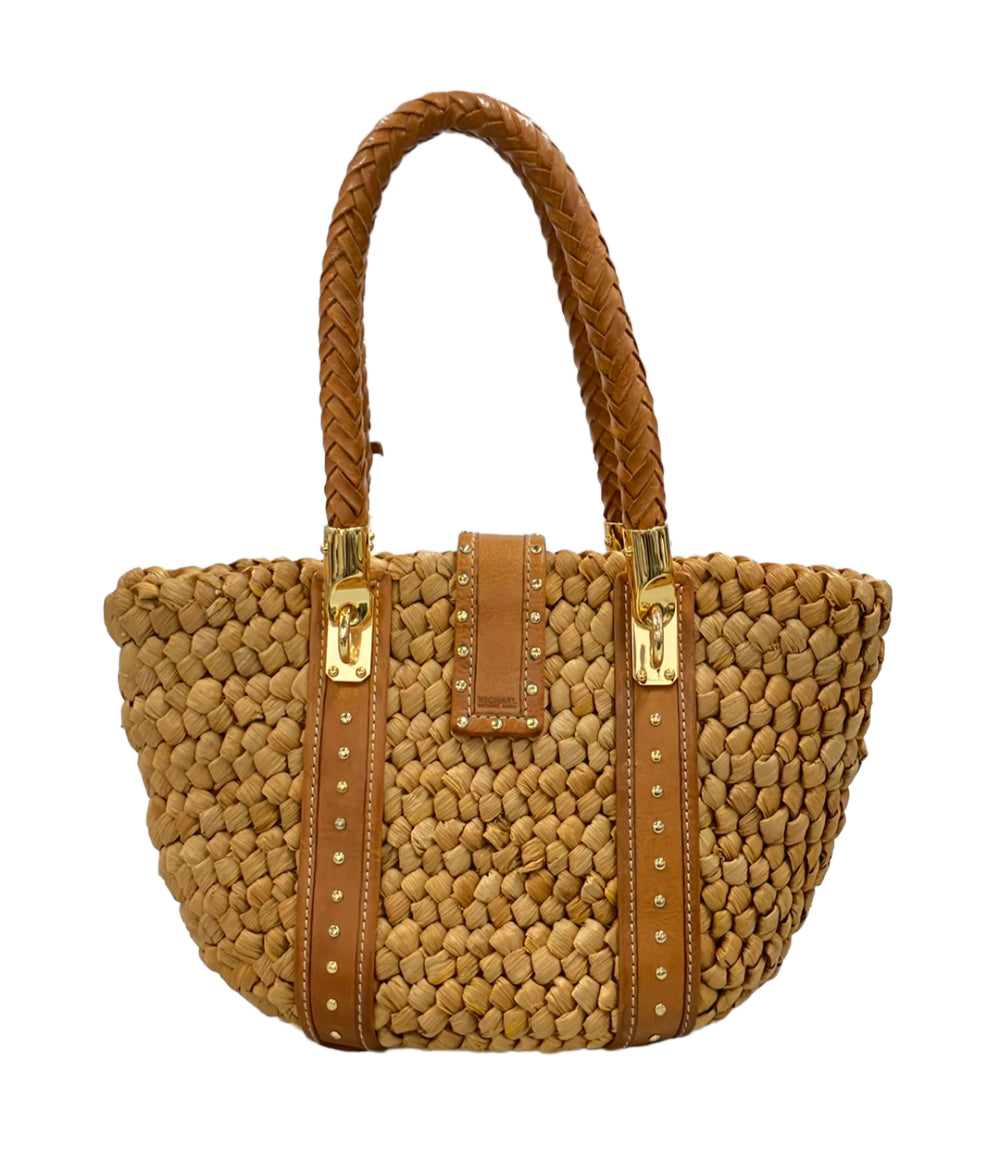 michael kors マイケルコース　かごバッグ　日本未発売　レア大きめかご MICHAEL KORS かごバッグ トートバッグ レディース マイケルコース