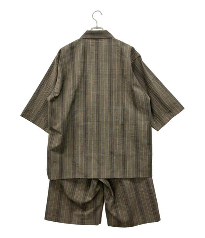 SEEALL 半袖 ジップアップブルゾン セットアップ メンズ SIZE 4 シーオール