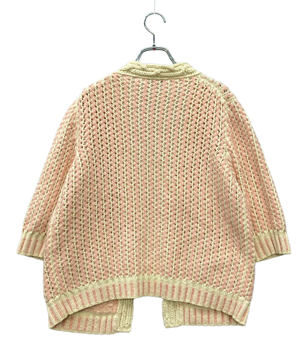 Maison Martin Margiela 長袖カーディガン エルボーパッチ くすみ