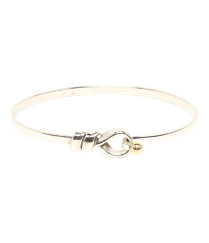 美品 ティファニー バングル K18 SV925 ラブノット ラブノット レディース TIFFANY&Co.