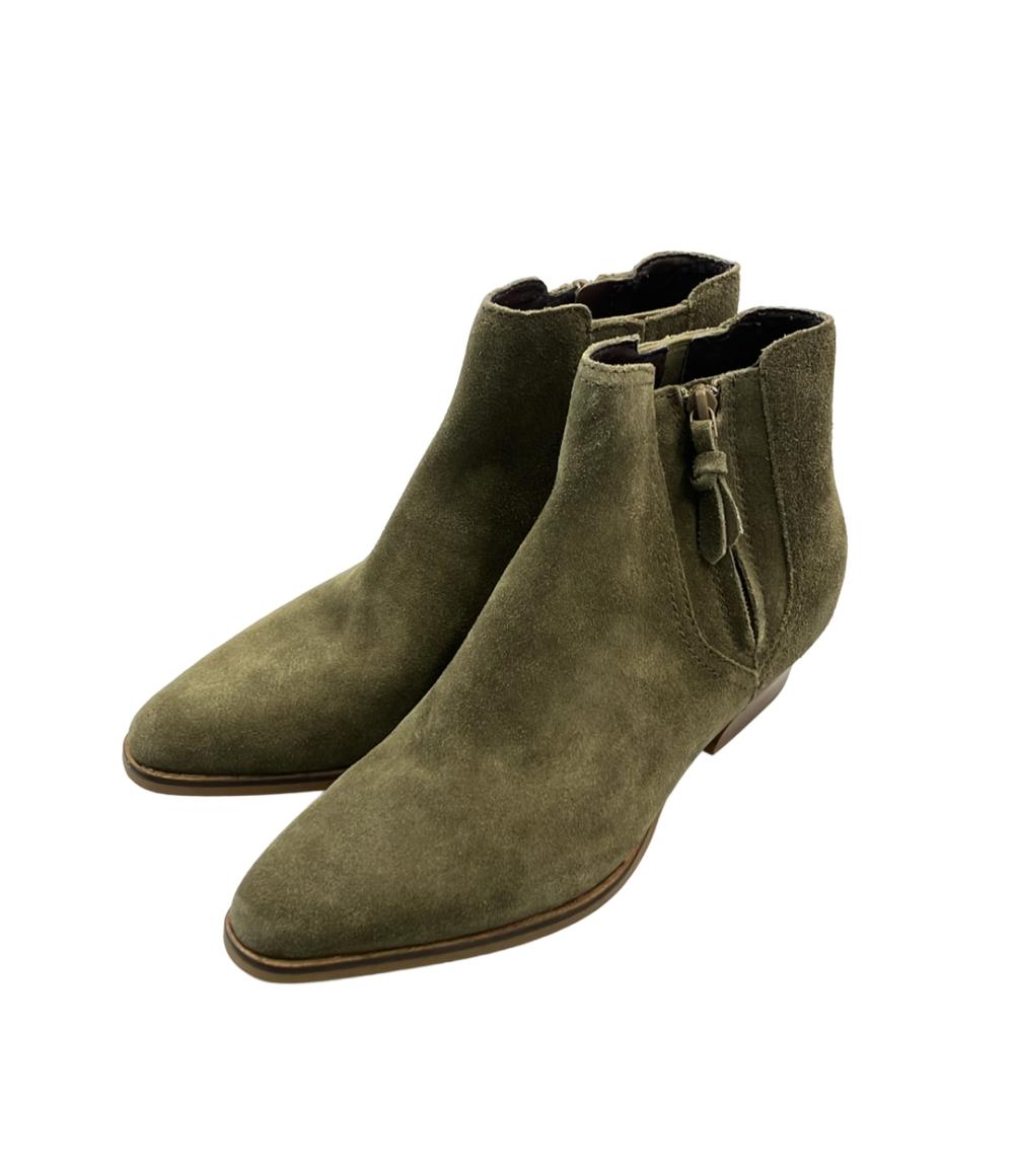 訳あり COLE HAAN ショートブーツ サイドジップ レディース SIZE 8 1/2 C (25.5cm) コールハーン