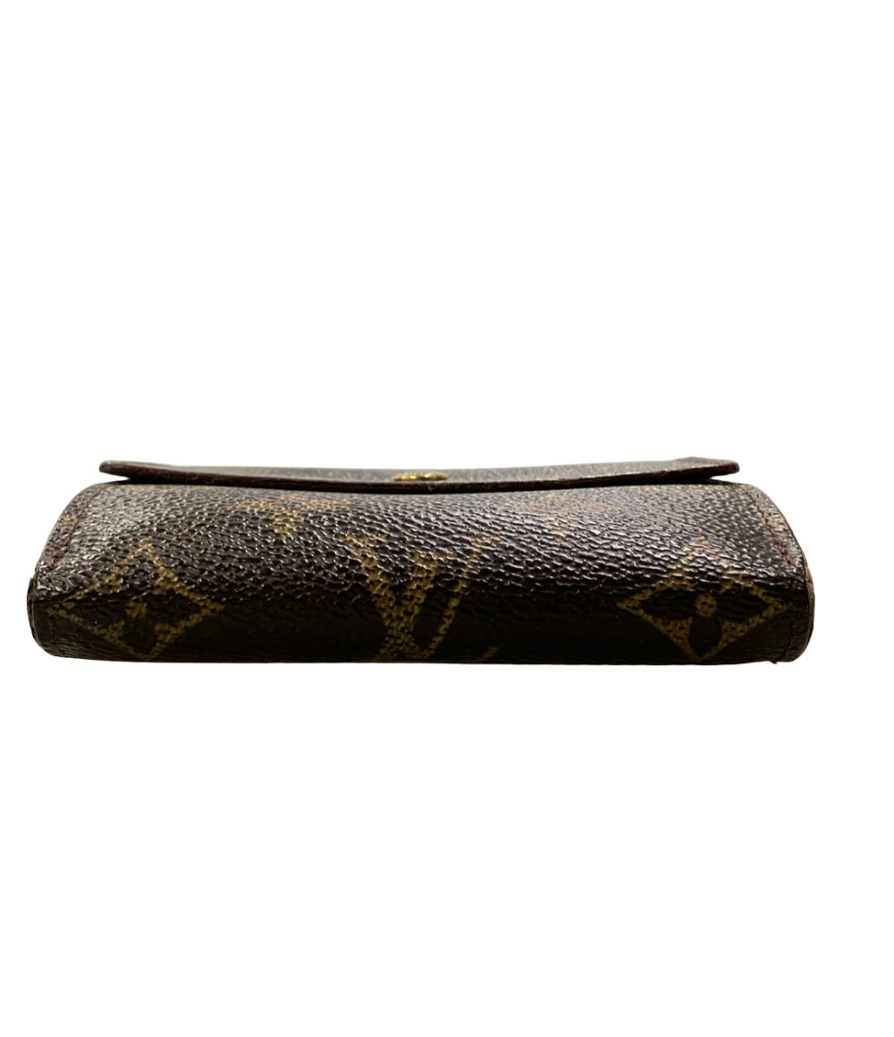LOUIS VUITTON ダブルホック 二つ折り財布 ポルトモネ ビエ カルトクレディ モノグラム M61652 レディース ルイ・ヴィトン