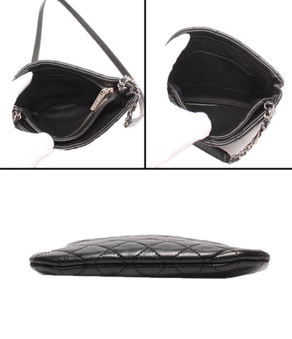 美品 シャネル ポシェット ショルダーバッグ 斜め掛け ココボタン マトラッセ レディース CHANEL