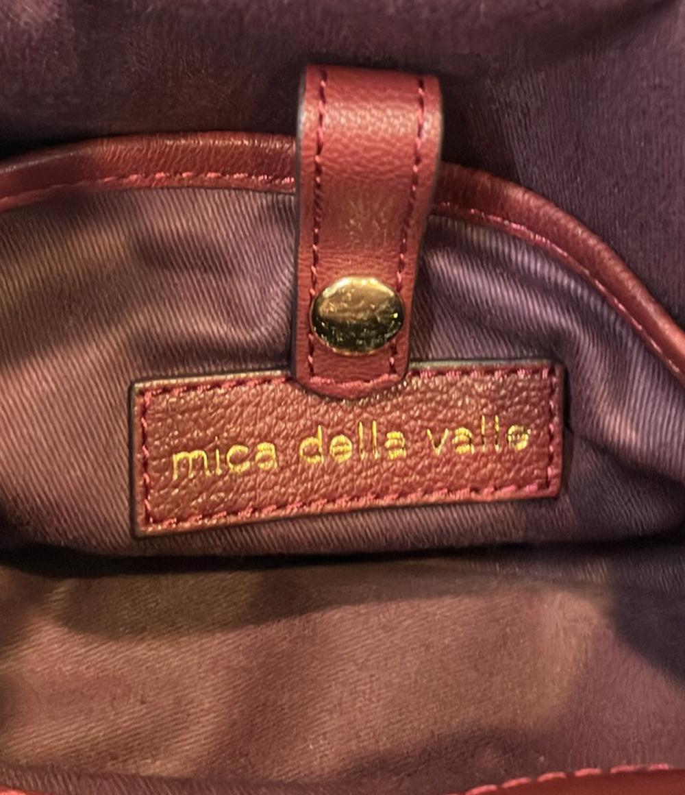 ミカデラヴァッレ 2way ハンドバッグ ショルダーバッグ 斜め掛け レディース mica della valle