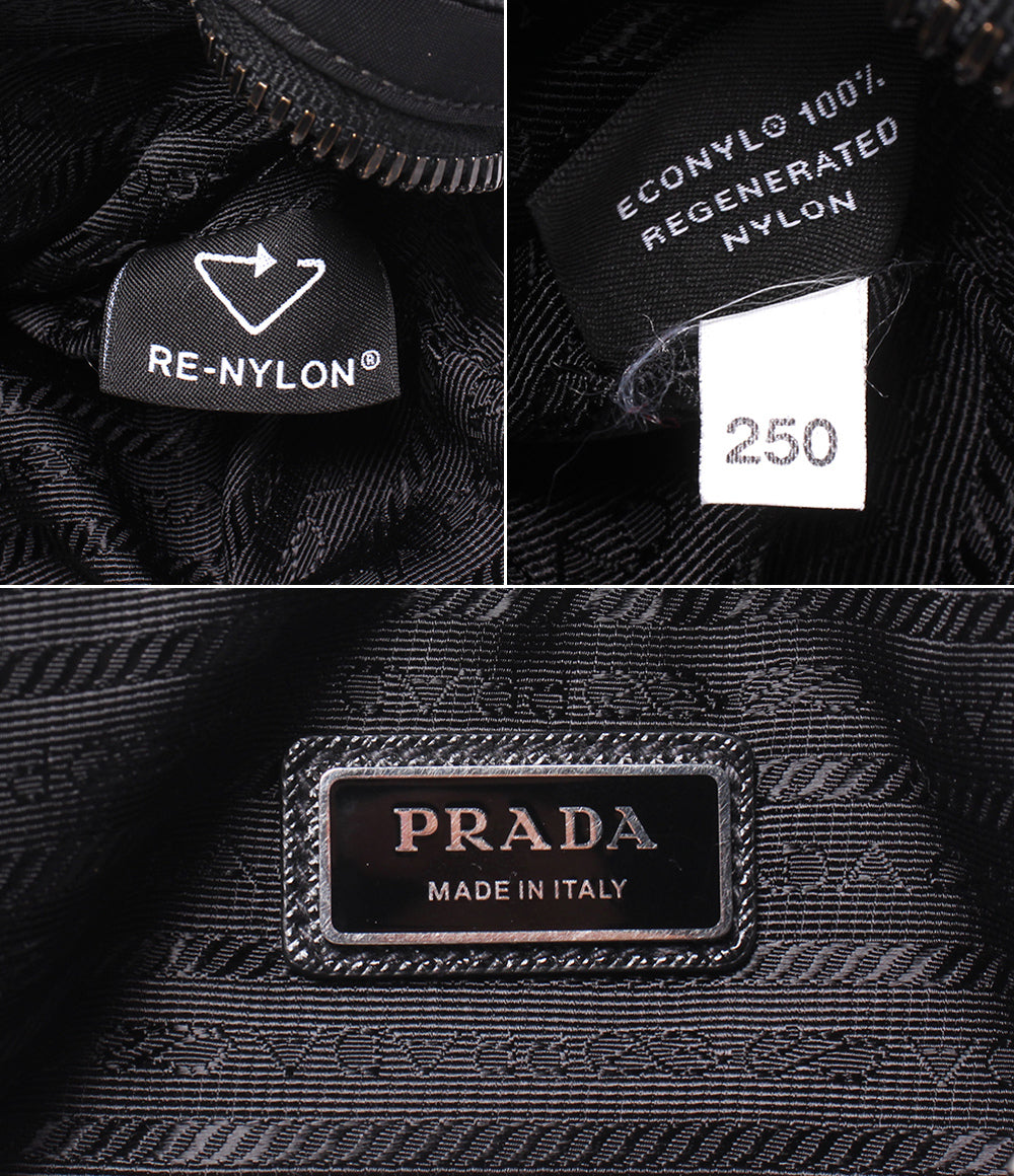 美品 PRADA ショルダーバッグ 斜め掛け RE-NYLON 2VH133 レディース メンズ プラダ