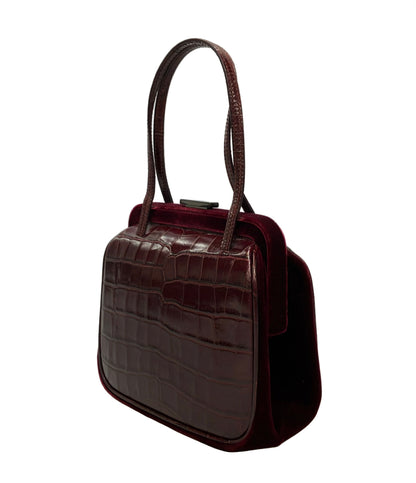PRADA ハンドバッグ クロコ型押し B7592 レディース プラダ