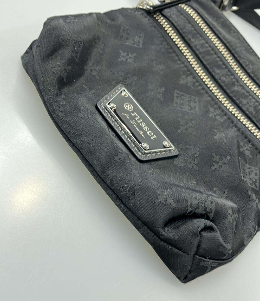 ラシット モノグラムナイロンミニショルダーバッグ 斜め掛け レディース russet