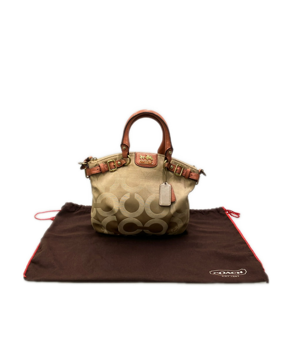 COACH ハンドバッグ ショルダーバッグ 2WAY 斜め掛け オプアート 18651 レディース コーチ
