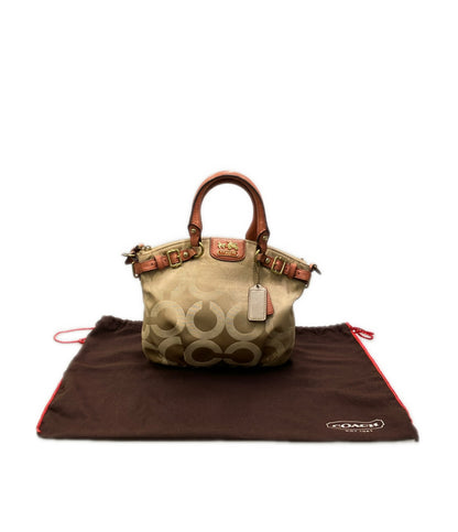COACH ハンドバッグ ショルダーバッグ 2WAY 斜め掛け オプアート 18651 レディース コーチ
