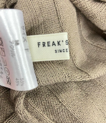 フリークスストア アクリルニットサイドスリット長袖ロングワンピース レディース SIZE F FREAK'S STORE