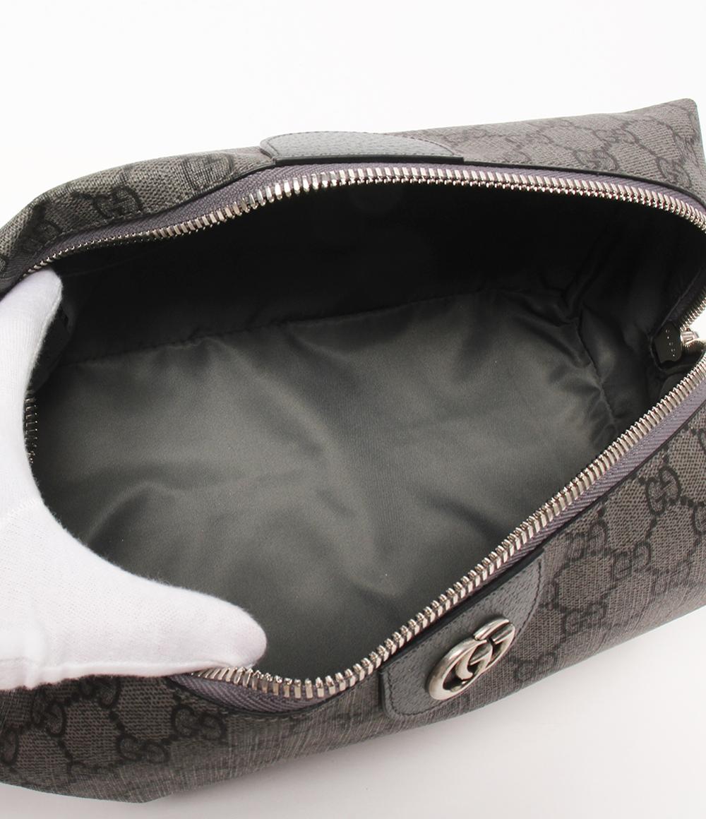 美品 グッチ ポーチ GGスプリーム 572767 520981 ユニセックス GUCCI