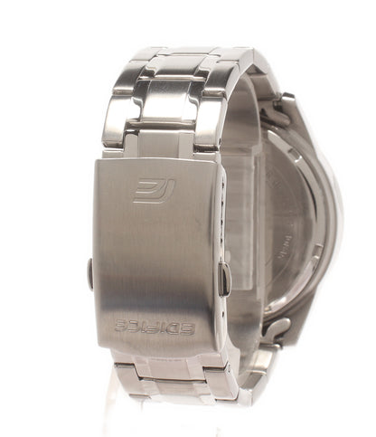 美品 CASIO 腕時計 エディフィス EDIFICE クオーツ シルバー EFV-540 メンズ カシオ