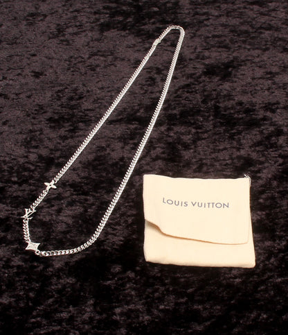 美品 LOUIS VUITTON ネックレス モノグラム ロウ M01490 RM3235 メンズ ルイ・ヴィトン