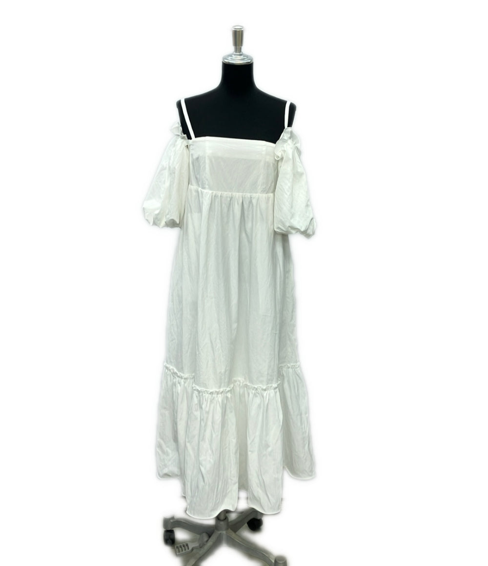 Her lip to ノースリーブワンピース 26SS Mia Volume Sleeve Dress 1261305099 レディース SIZE M ハーリップトゥ