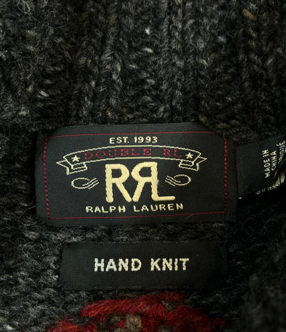 RRL 長い カーディガン ハンドニット ウール シルク 19AW メンズ SIZE 170 92A (S) ダブルアールエル